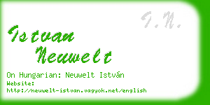 istvan neuwelt business card